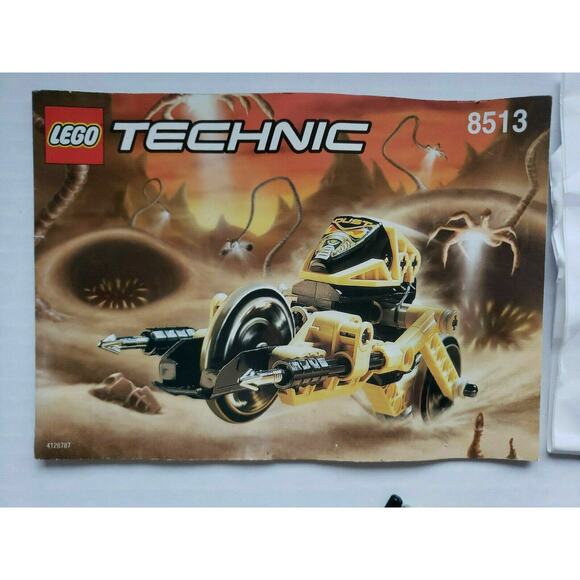 Lego Technic Robo Riders Dust (8513) 95+% Parts manual and canister SH5 - Picture 2 of 6